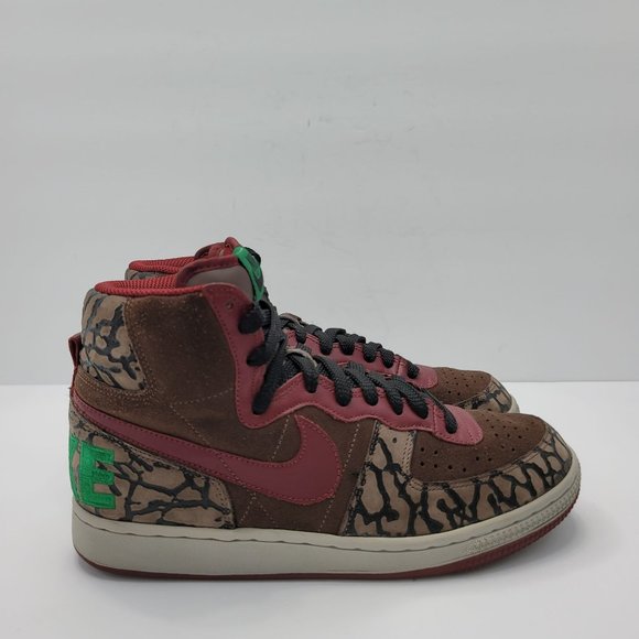 Nike Terminator Hi Premium Dark Oak 2008 Men's Shoes 307893-261 US Size 7 - Picture 1 of 8